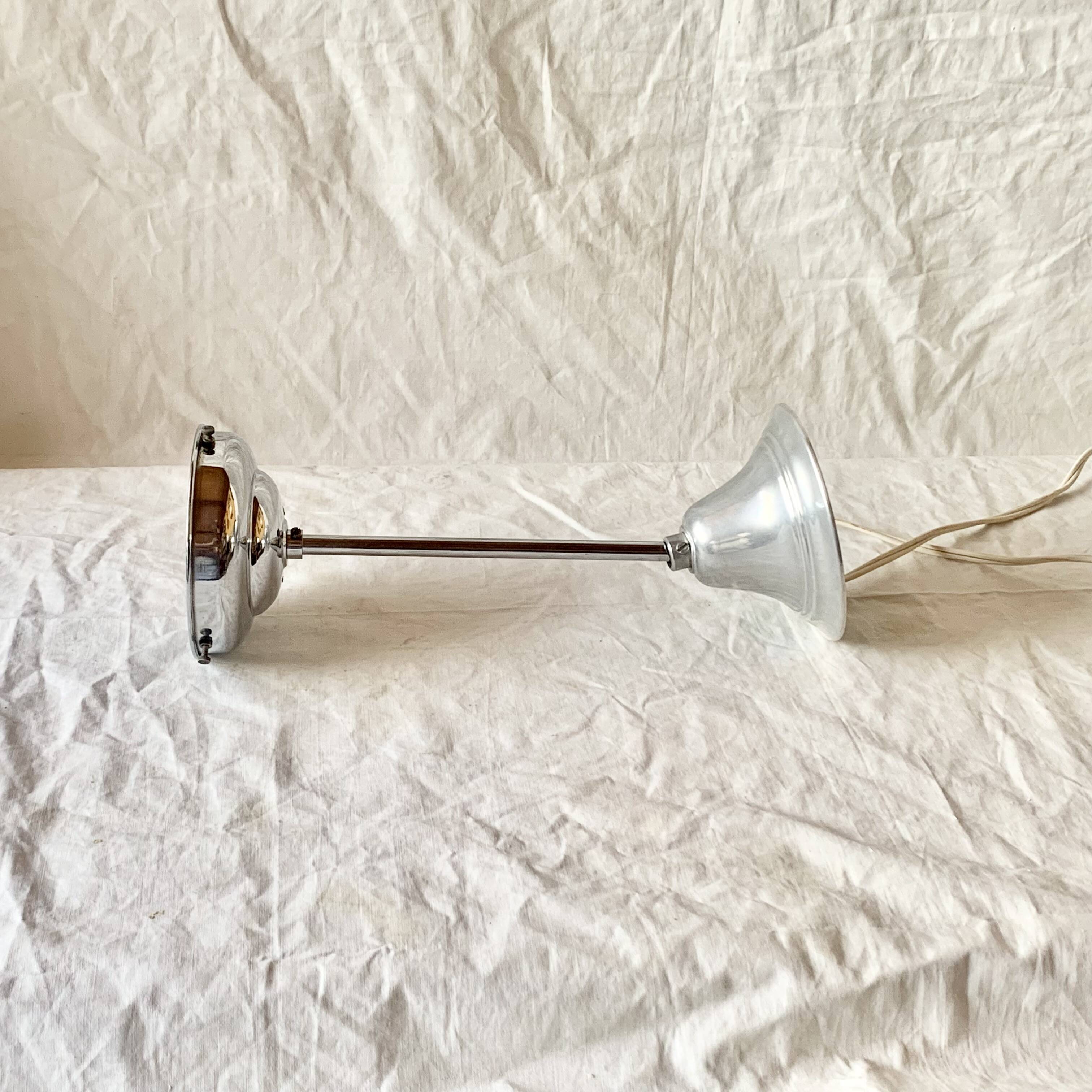 Art Deco pendant light in white opaline