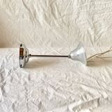 Art Deco pendant light in white opaline