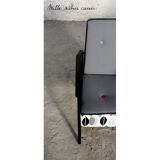 Chair completely renovated vintage (wood, fabric, trim).