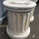 Pair of low Columns of Greco-Roman style concrete garden