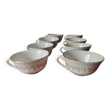 Set of 8 Gien cups