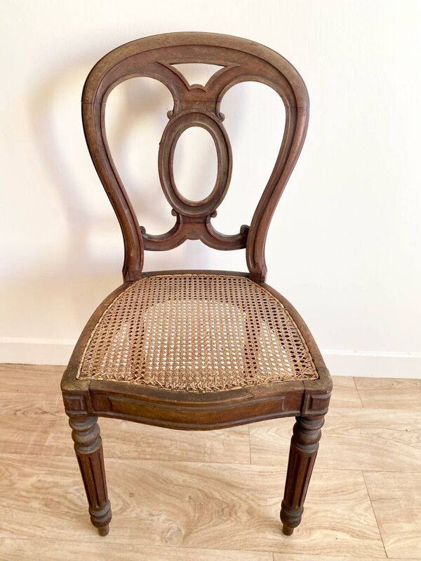 Chaise cannage