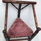 Pair of antique English triangular armchairs 1900s