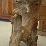 Teak root console