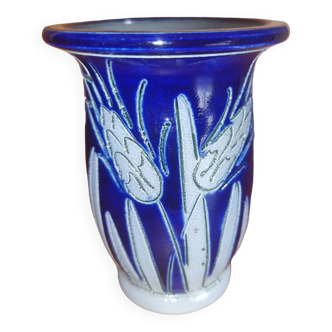 Alsace salt stoneware vase