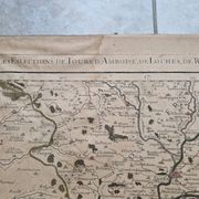 Engraved map of the elections of Tours, Amboise, Loches, Loudun... Jaillot 1711