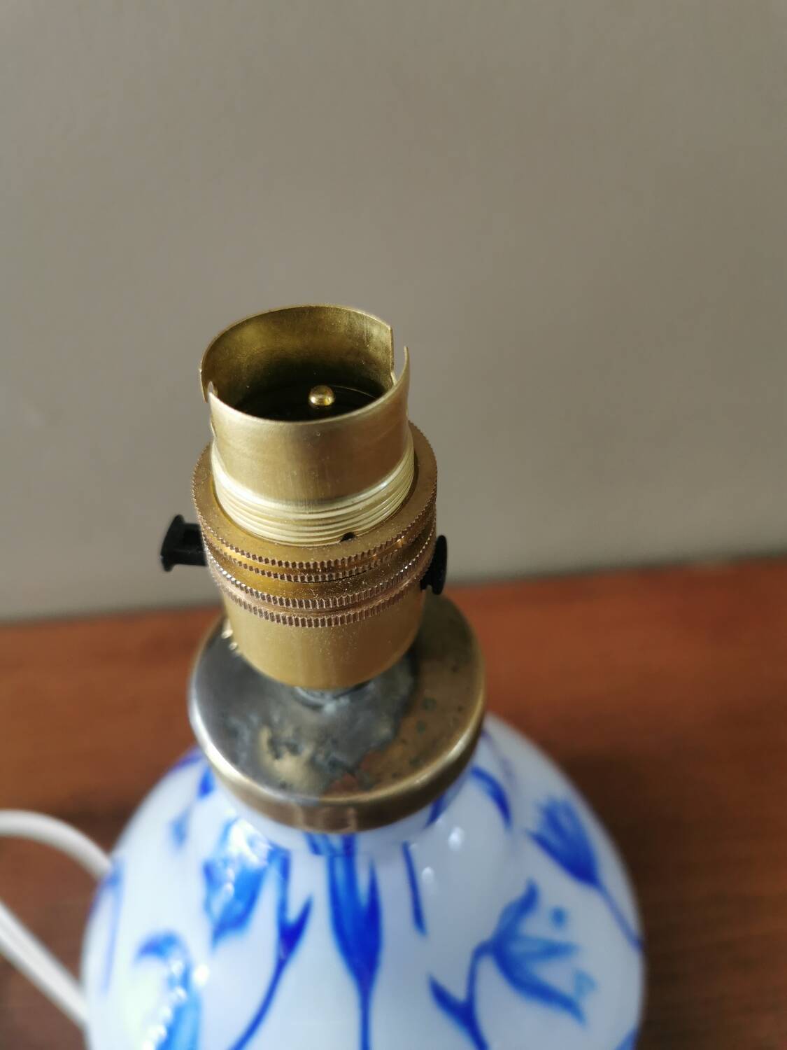 Vintage Murano glass lamp base