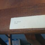 Paire de fauteuils en chêne brutaliste 1970