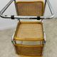 Lot of 2 identical caned chairs Cesca B32 design Marcel Breuer 1970 Made in Italy vintage