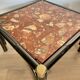 Table basse marbre rouge