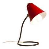Small red table lamp, 1950's