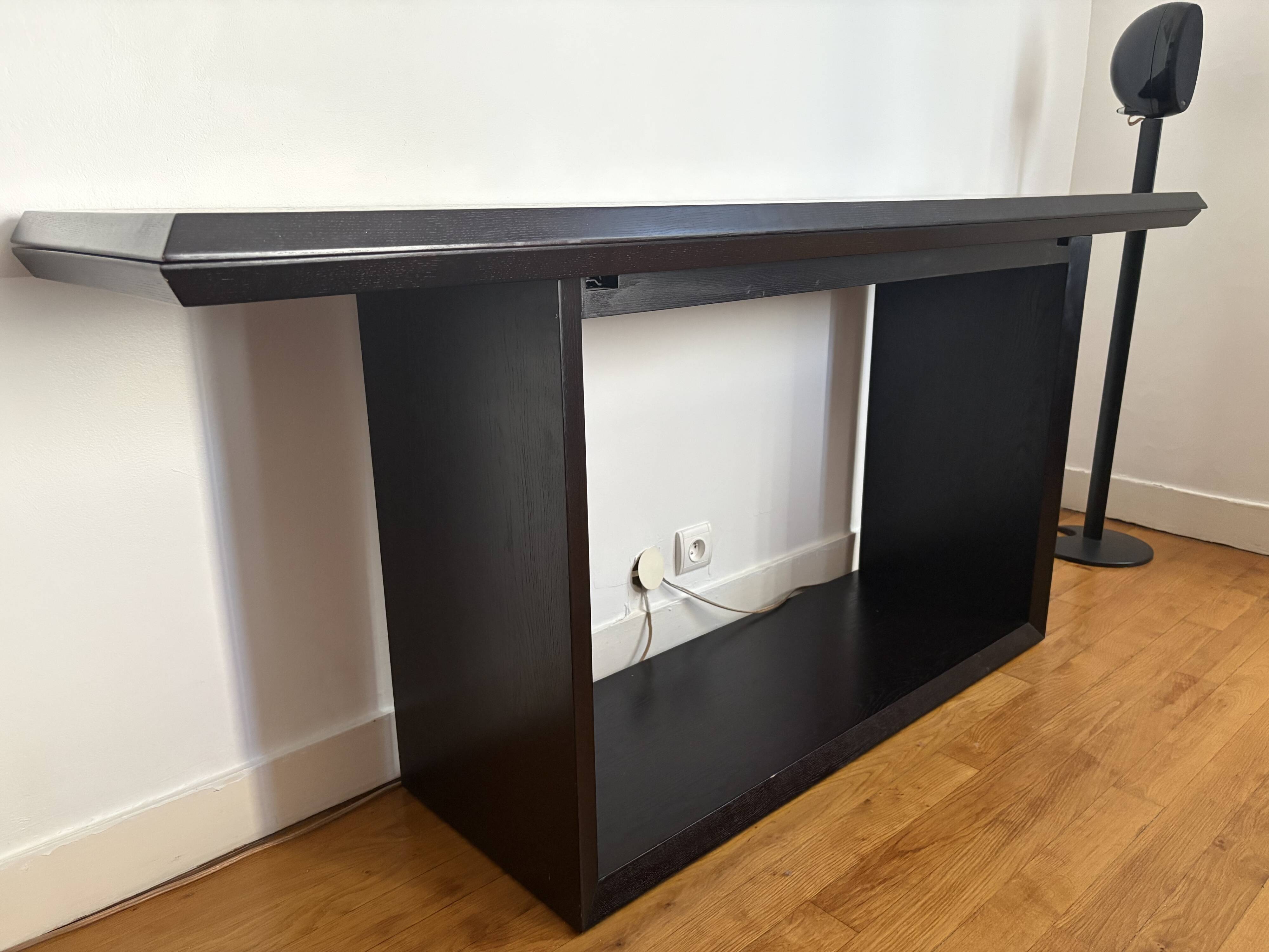 Extensible console / Table - Roche Bobois - Wenge finish
