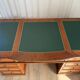 Minister Louis-Philippe's desk in solid cherry wood and leather.