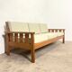 Vintage Scandinavian three-seater sofa