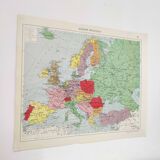 Carte Europe 1950