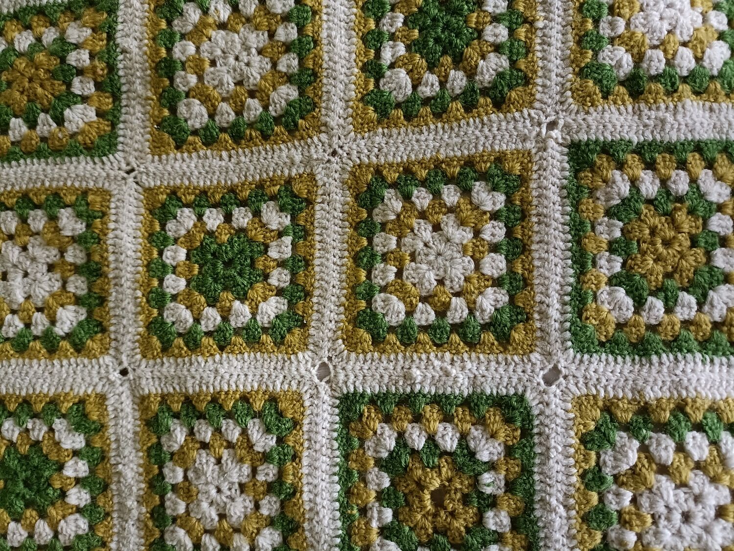 Crochet bedspread