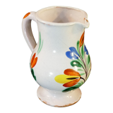 Old 19th century pitcher in faience du sud-west