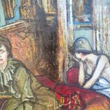 Tableau hommage à Toulouse Lautrec