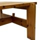 Vintage coffee table pinewood minimalist 1970s design