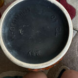 West germany orange vase