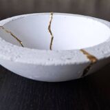 Kintsugi-inspired concrete cup