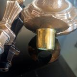 18th century chiseled bronze candlestick