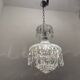 Murano Glass Crystal Light Pendant 1950’s
