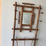 Rattan coat rack 40s