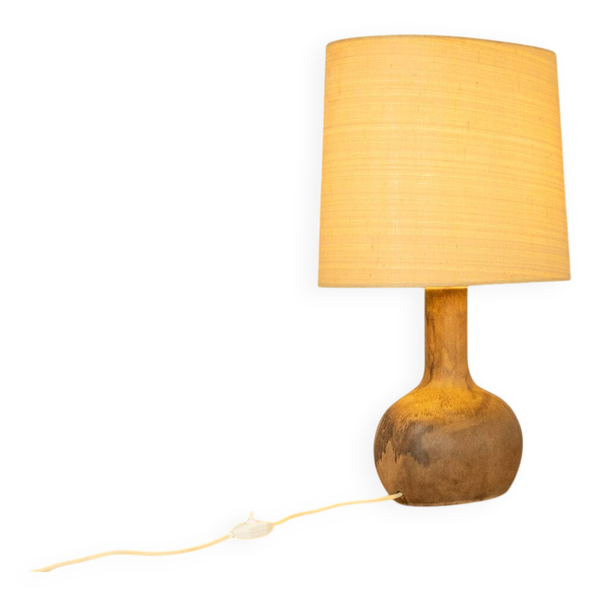 1970s Table Lamp with Ceramic Base