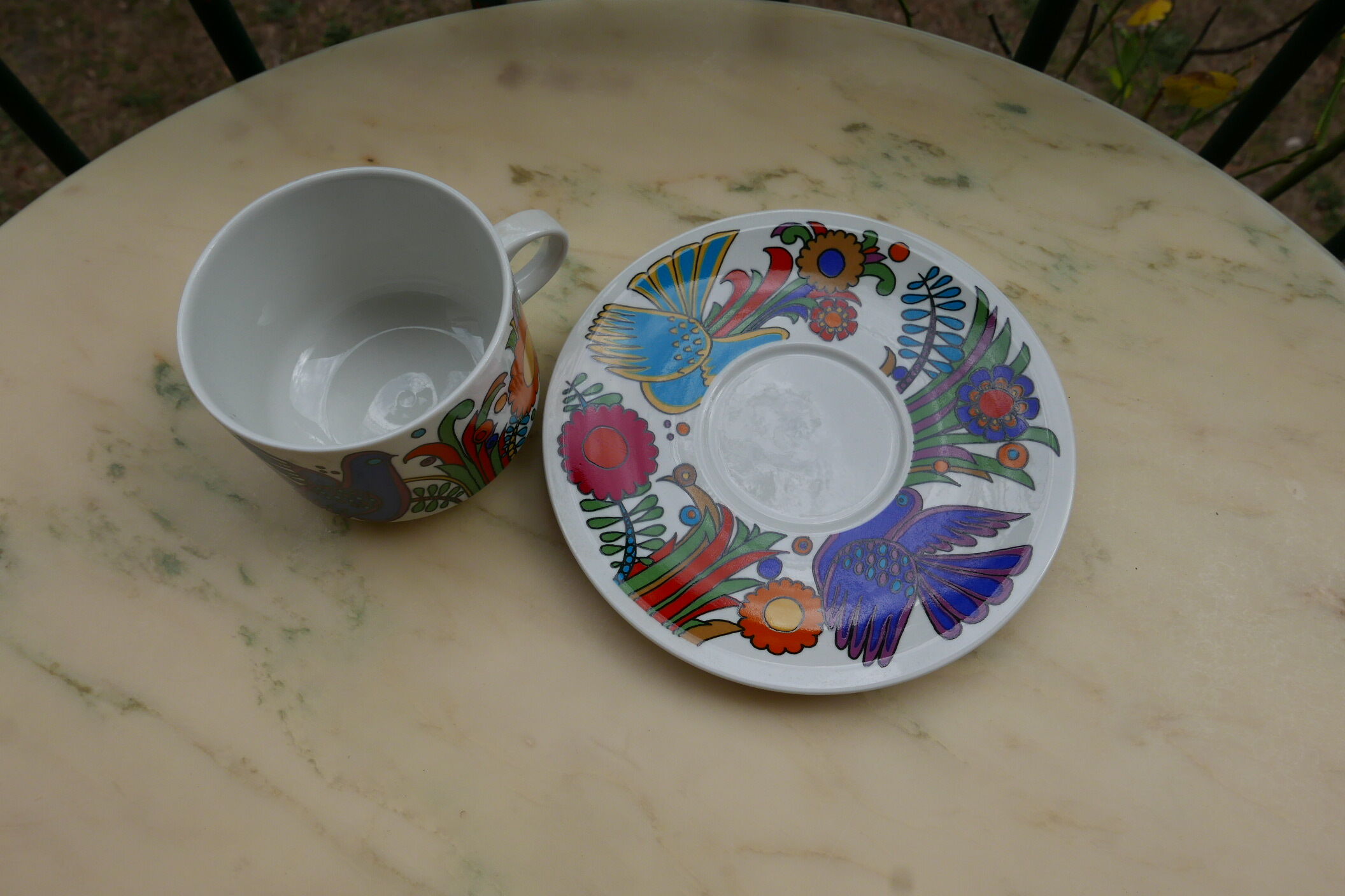 Acapulco mug and saucer