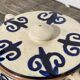 Round ceramic box candy box