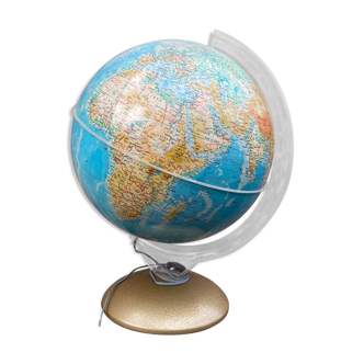 Light Globe vintage world map Illumina 1965