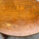 Table empire ronde ancienne marquetée du début du XIXe siècle