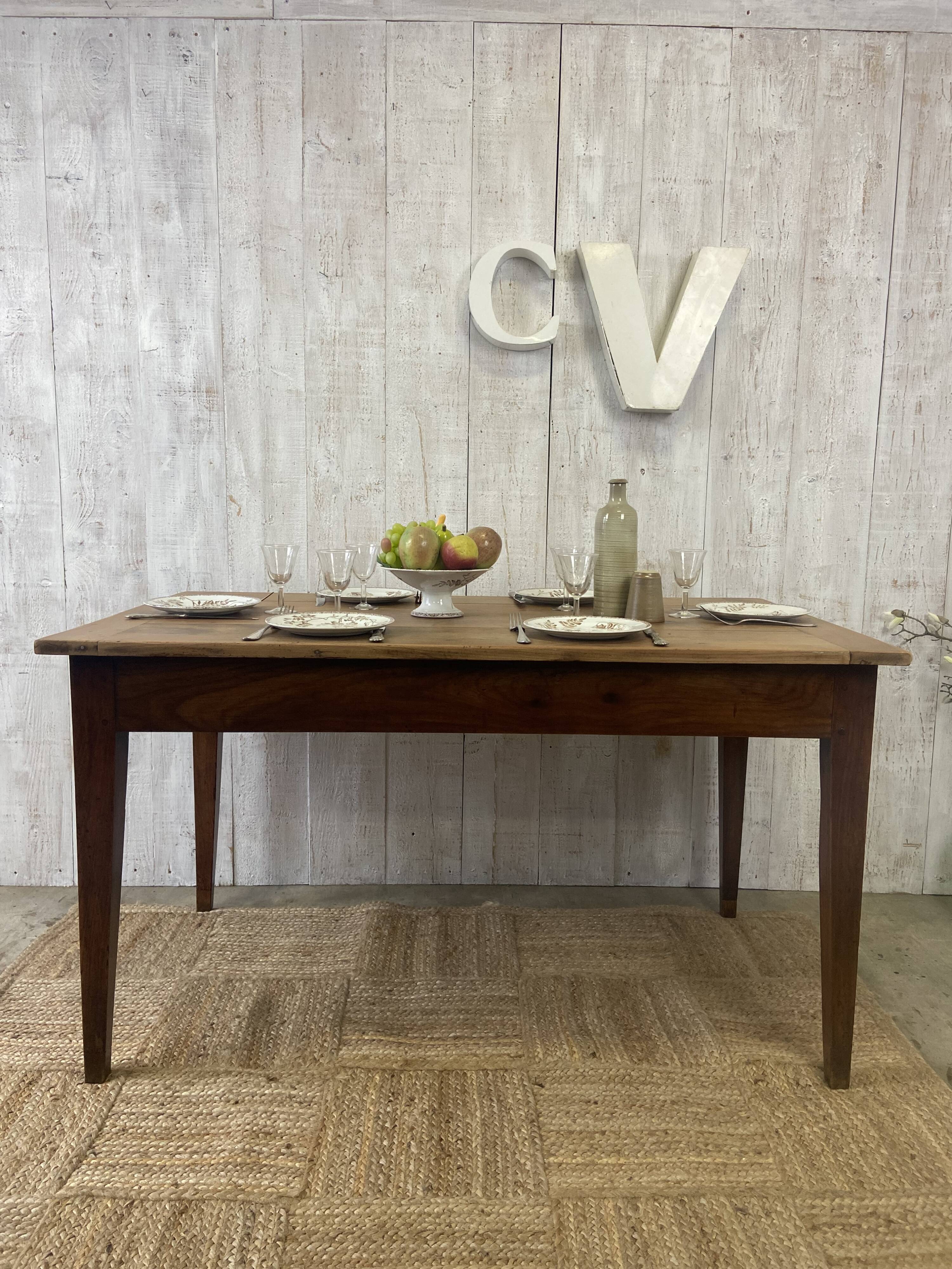 Table de ferme 133x76cm