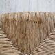 Banc ancien en paille