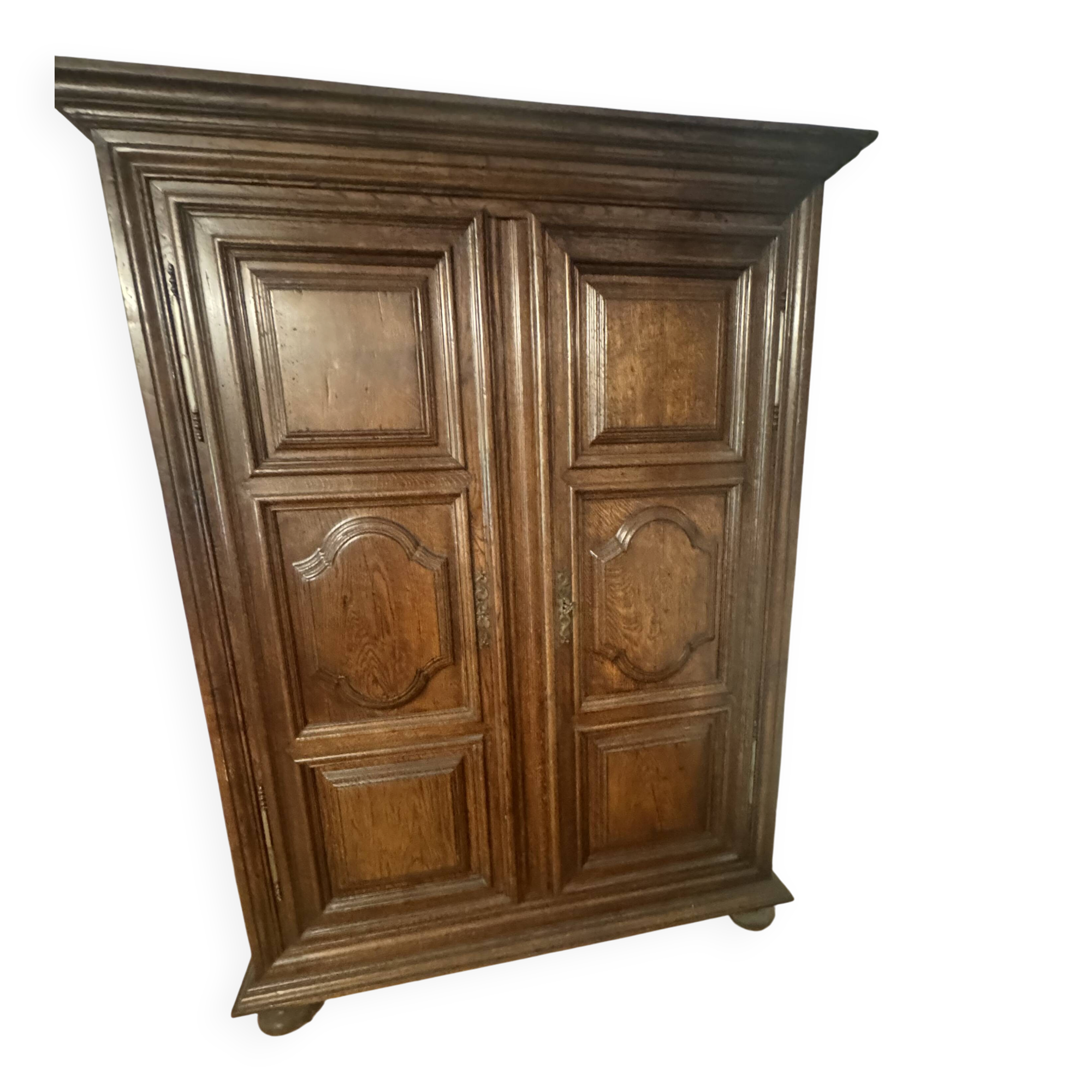 Two-door wardrobe