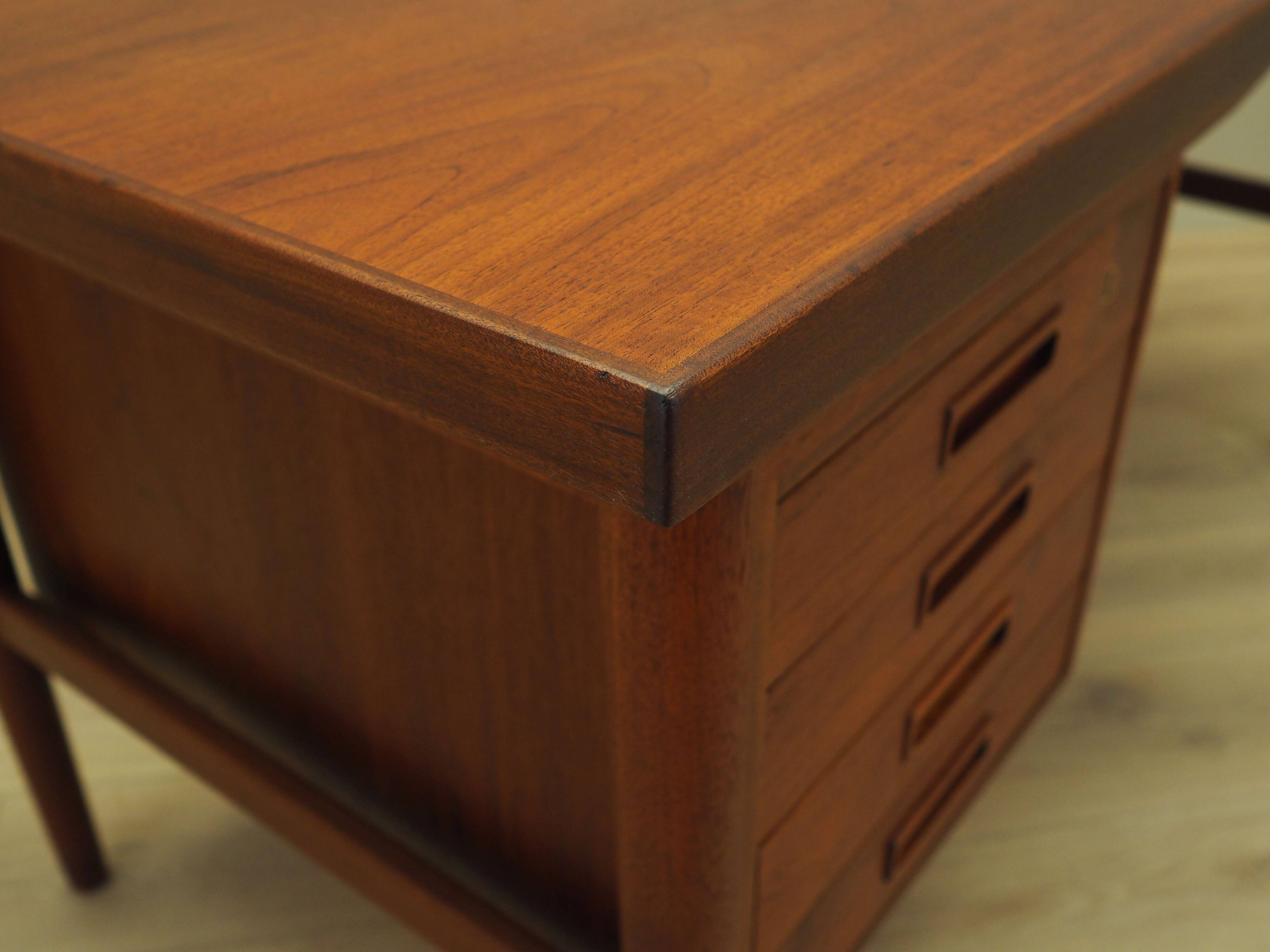 Teak desk, Danish design, 1970s, production: Denmark