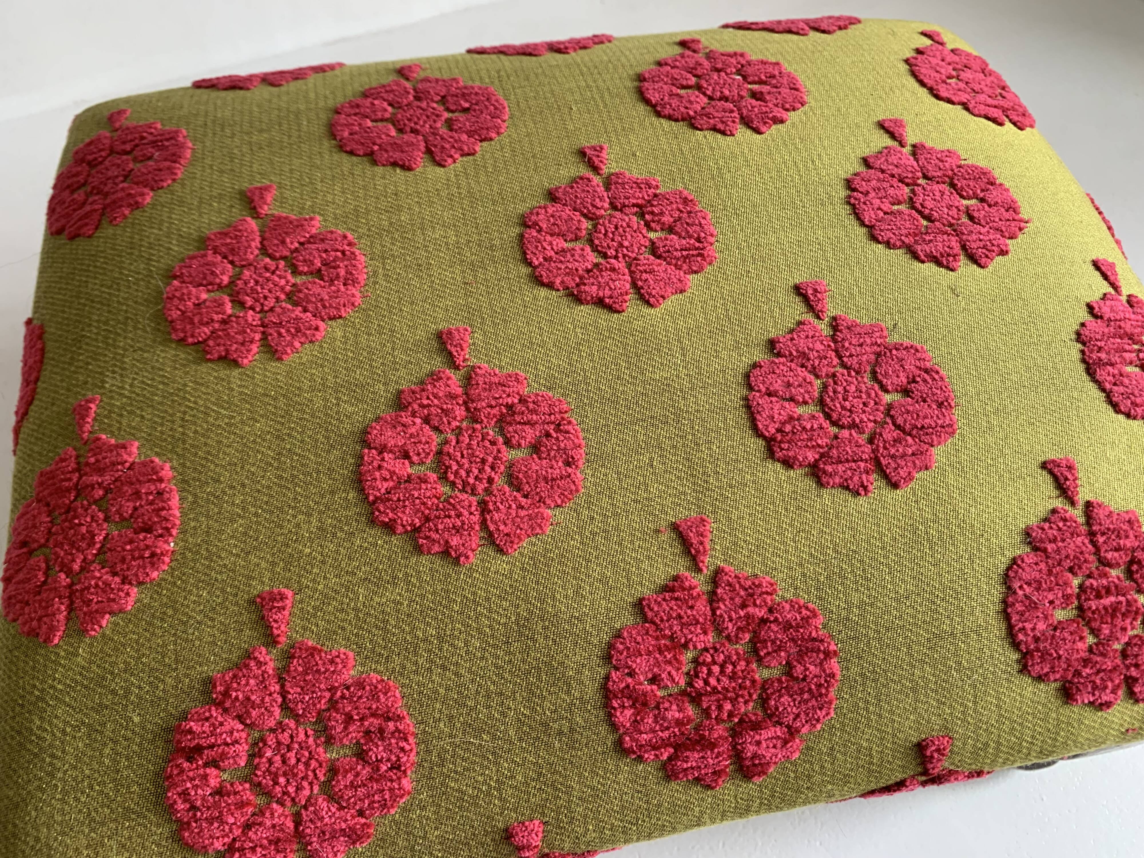 Re-upholstered footrest