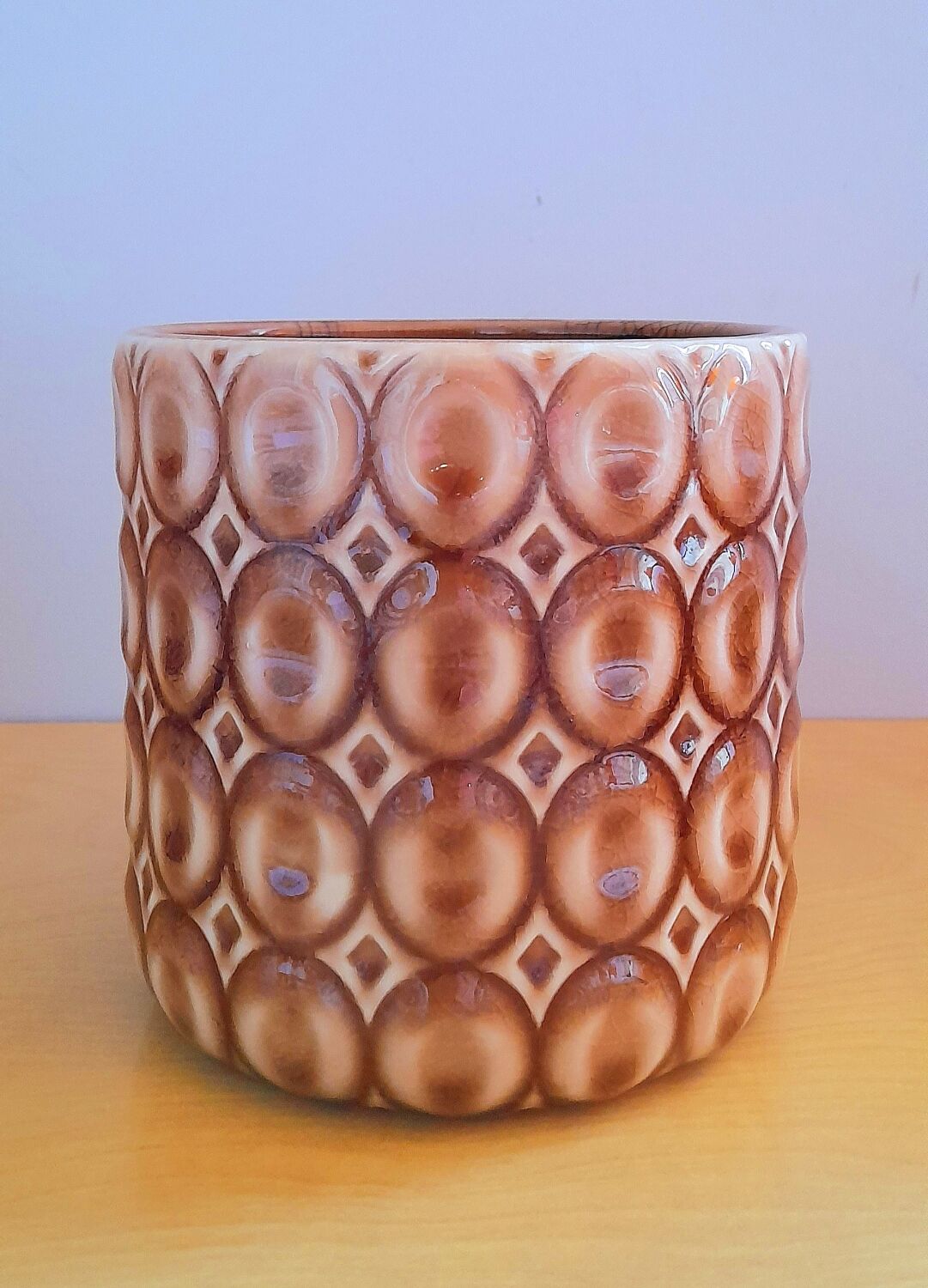 Ceramic pot cover 70s