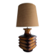 XL glazed ceramic lamp from the 60s/70s