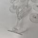 8 large Saint Louis crystal glasses, Moselle model. 1930s.