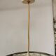 Vintage mother-of-pearl chandelier from the 70s