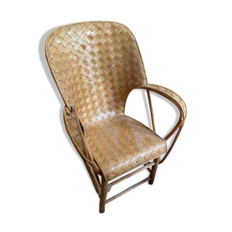 Fauteuil en feuille de palmier