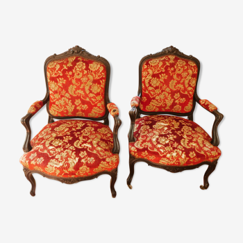 2 armchairs Napoleon III