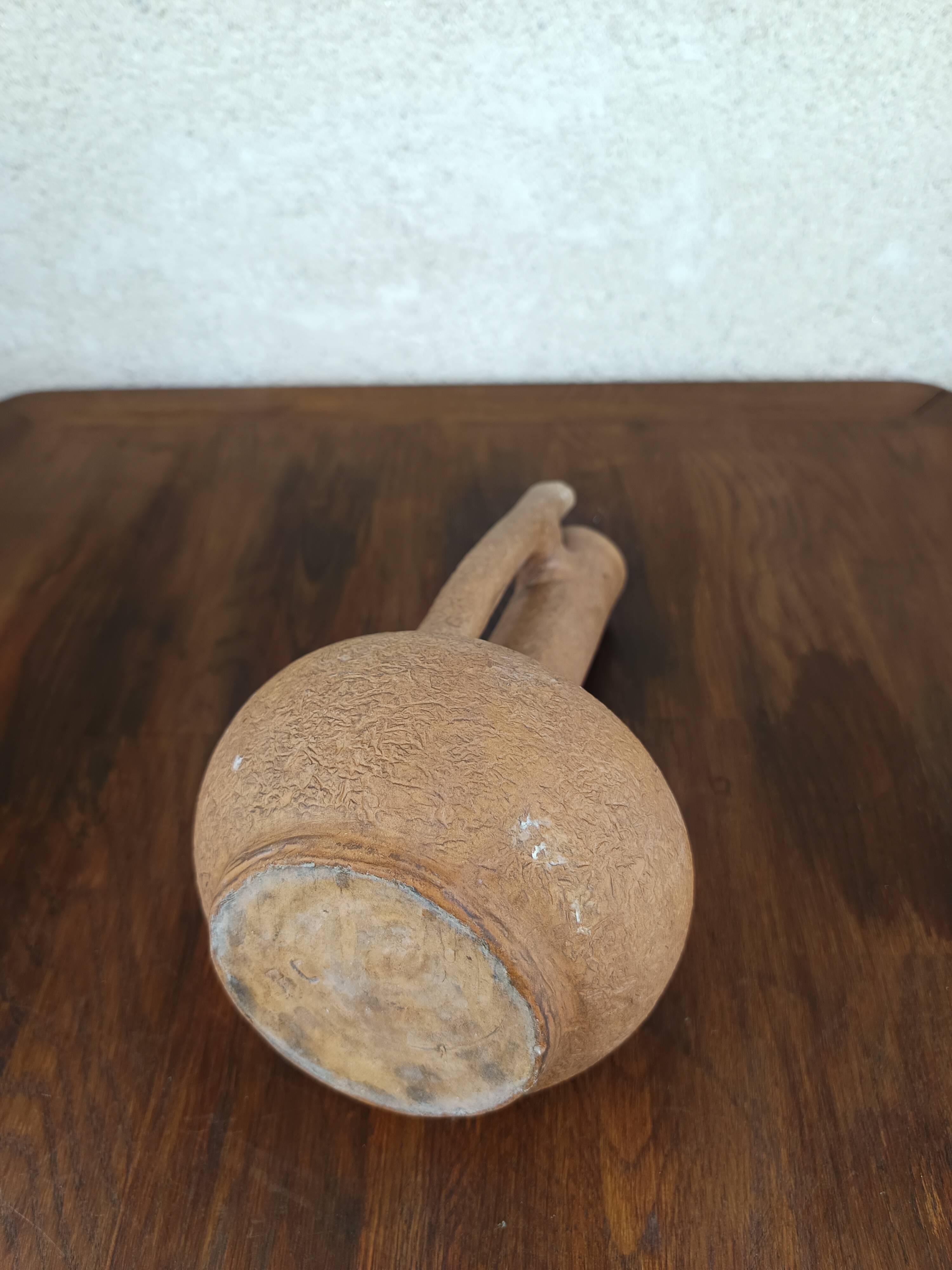 Stoneware jug-shaped vase