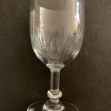 8 old blown foot glasses, 4 different models