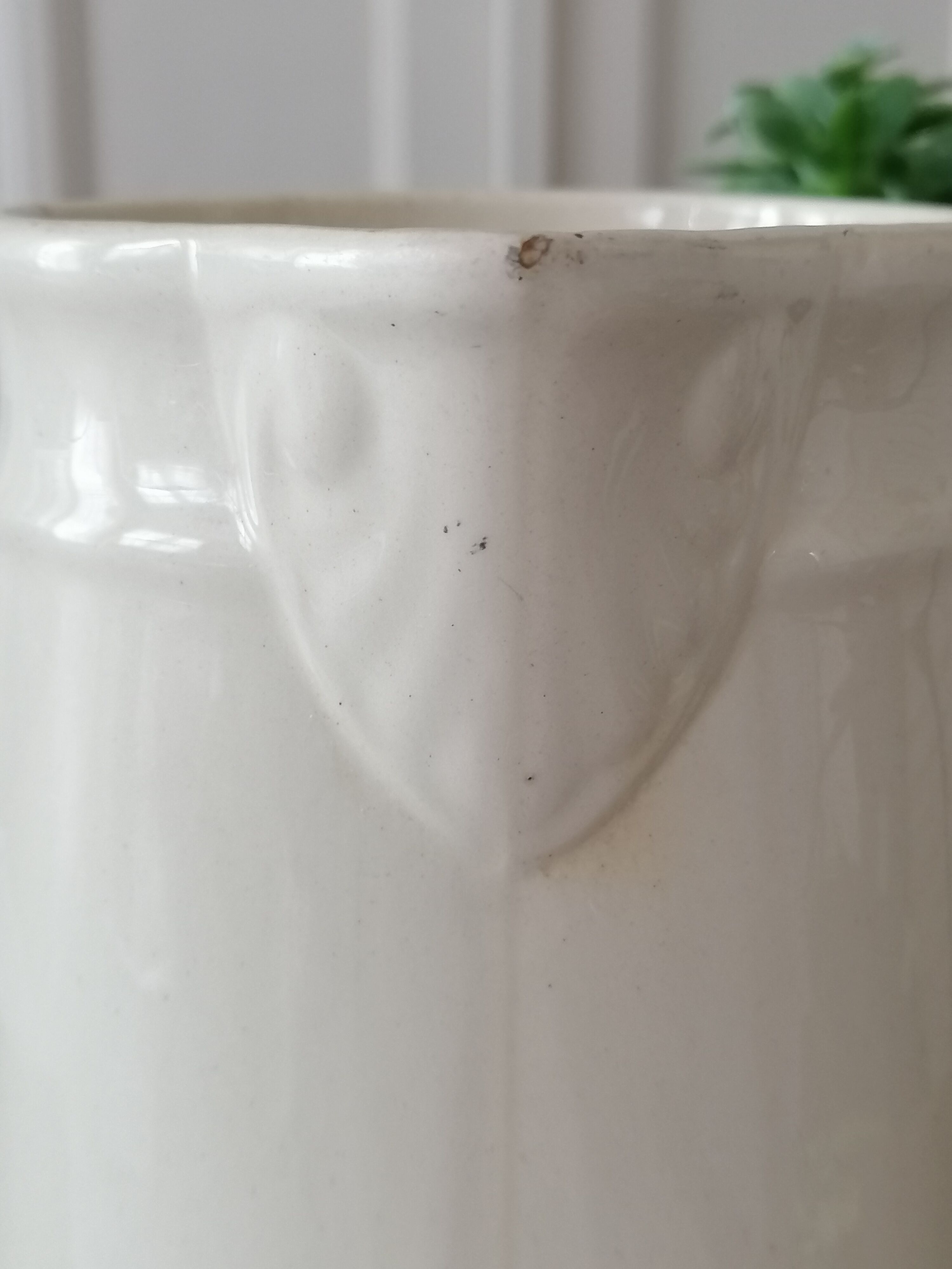 Digoin Sarreguemines earthenware pitcher