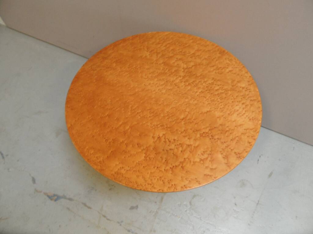 Mid Century maple round coffee table 1960's