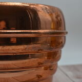 Old copper pot cover