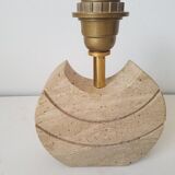 Lamp in travertine 70s